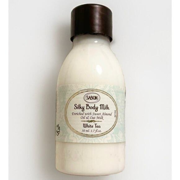 NEW SABON Body milk White Tea 50ml 1.7 fl oz Travel size - Picture 1 of 5